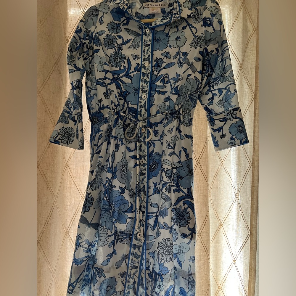 Gretchen Scott Dress Birds & Cotton - Small